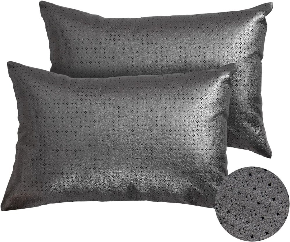 Wyntex Decorative Pillowcases Star Perforated Pattern Luxury Solid